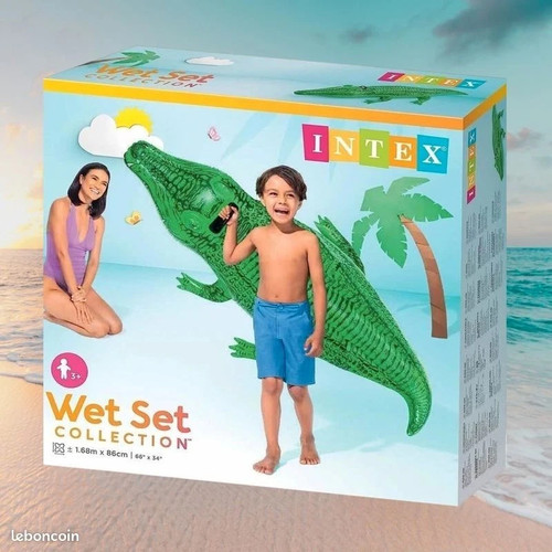 Jeu piscine intex crocodile - jeu,