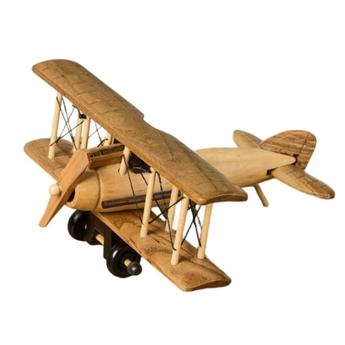Maquette biplan bois - maquette,