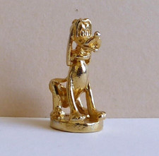 Fève en métal doré - Mickey Bijoux - Disney 1993 - Pluto