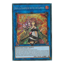 Yu-Gi-Oh! Hiita la Charmeuse de Feu en Flammes RA04-FR074 SeR Secret Rare