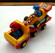 JOUET JEU PLAYMOBIL CAMION AMENANT VOITURE DE COURSE SPEEDTEAM  4/10+ TOY GAME 