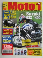 MOTO 1 N° 218 /SUZUKI GSX 1400/FAZER 600-ZR 7S-HORNET 600S-SV 650 S/DUCATI