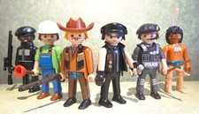 PLAYMOBIL VILLAGE PEOPLE SAN FRANCISCO IN THE NAVY DANCE DISCO GAY LEATHER RARE