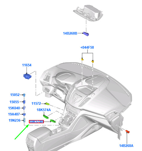 Interrupteur volant ford - interrupteur, de