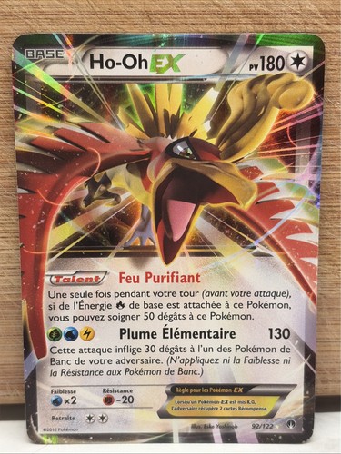 Carte pokémon 122 oh ex - carte,