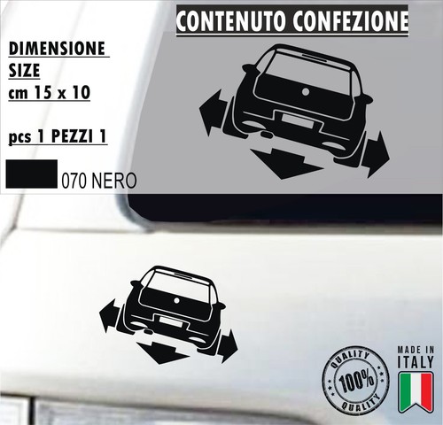 Autocollant voiture fiat - autocollant,