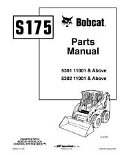 Bobcat S 175,S 185 Turbo – Reparaturhandbuch- Parts Manual Sur Papier Imprimé