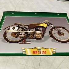 DKW SS 350 1939 fiche carte