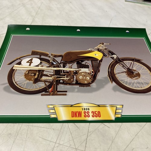 Dkw 350 1939 - ss, carte