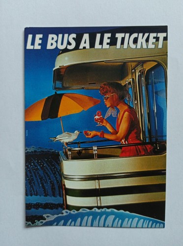 Carte postale publicitaire - carte,