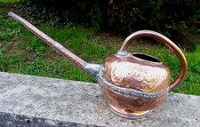 ARROSOIR ANCIEN EN CUIVRE - DÉCORATION JARDIN - SERRE