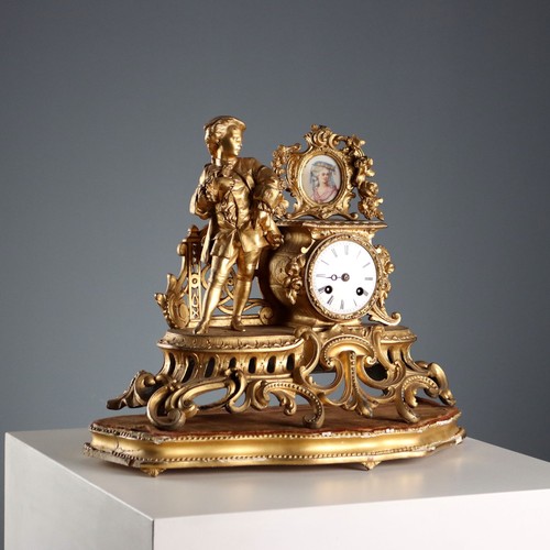 Horloge ancienne antimoine - ancienne,