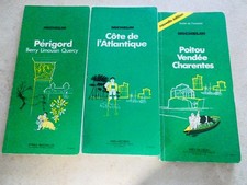 LOT 3 GUIDES VERT MICHELIN PERIGORD COTE ATLANT. POITOU VENDEE CHARENTES (275)