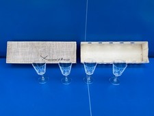 4 Verres à pieds Cristal d'Arques Taillé modèle VERSAILLES petit modèle 15,5 cl