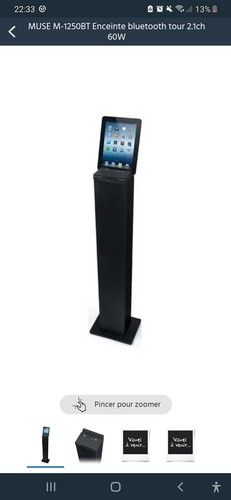 Tour enceinte muse - muse, m1250bt