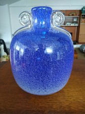 Vintage Emanuel Beranek Glass Heavy Vase