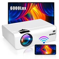 Vidéoprojecteur WIMIUS K2 Full HD WiFi Home Cinéma Portable LED 6000 Lumens