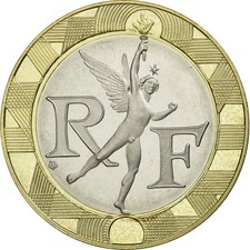 Monnaie, France, Génie, 10