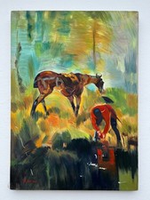 Tableau Henri de Toulouse-Lautrec huile sur toile signé et estampillé (fait...