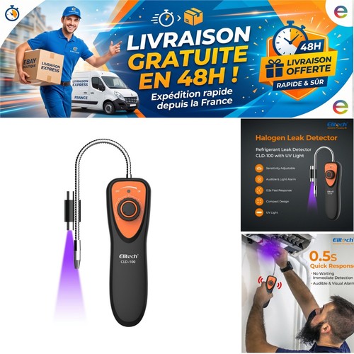 Elitech détecteur fuite - de, de