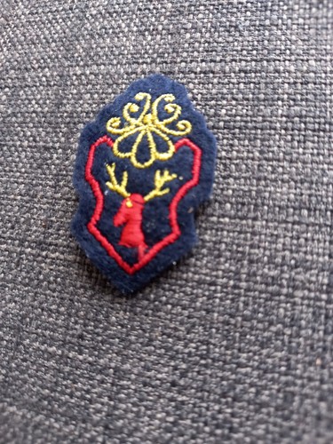 Ecusson brodé doré insigne - brodé,