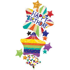 Ballon Foil Fêtes D'Anniversaire Étoiles Happy Birthday Décorations Party 1823