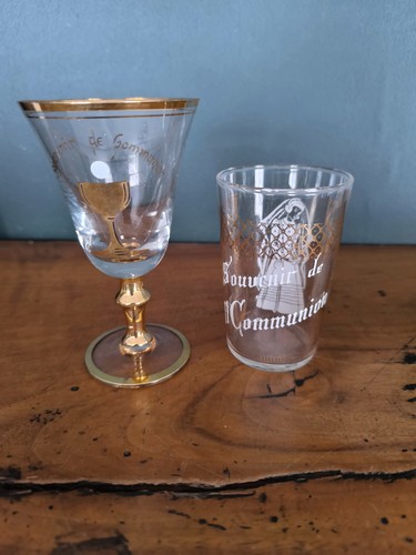 Lot anciens verres - anciens,