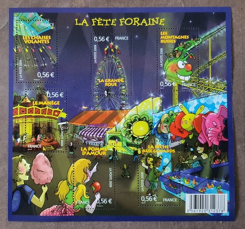 France bloc f4378 fête - f4378,