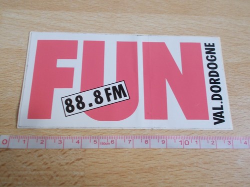 Autocollant radio fun - radio,