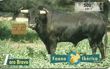 RARE / CARTE TELEPHONIQUE - TAUREAU VACHE BOEUF CORRIDA TORO CORNE / PHONECARD