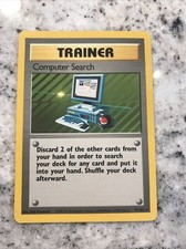 Computer Search - Base Set - 71/102 - Rare - Pokemon Card - EXC / Near Mint