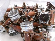 LOT 6x embase colonnette Support Socket TUBE ECC40 BAKELITE RIMLOCK NOS =°=