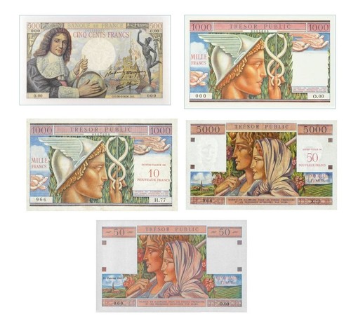 Billets banque de france - 5,