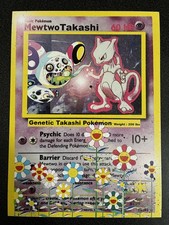 POKEMON MEWTWO TAKASHI MURAKAMI CARD LIMITED ED ASHES BRAINWASH OBEY 21/29 CM