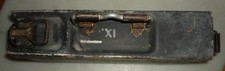 superbe caisse Boite alu munitions MG allemande WW2 marquages spécial 1945 cuir