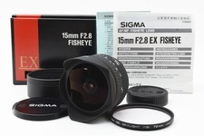Sigma Af 15mm F/2.8 D Ex Objectif Fisheye pour Nikon W / Boîte [N Mint ] De