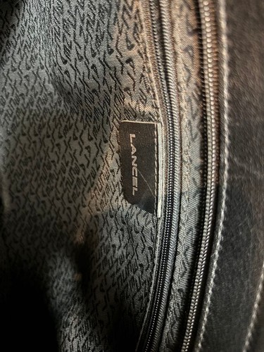 Lancel black shoulder - lancel, bag
