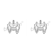 TOPRAN 2X Support Moteur Compatible Pour Mercedes-Benz Classe M ML 270 CDI