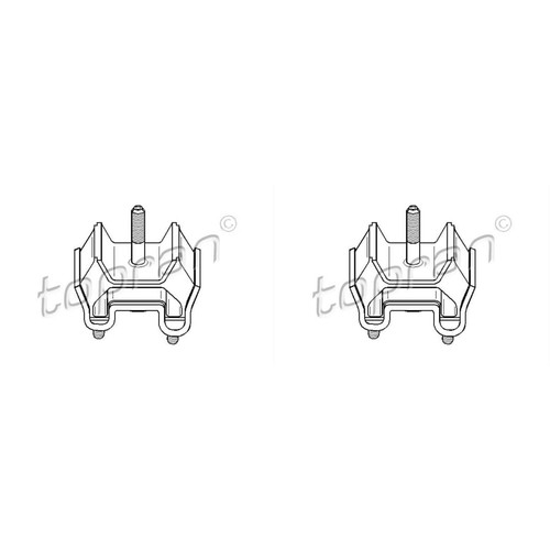 Topran support moteur - 2x,