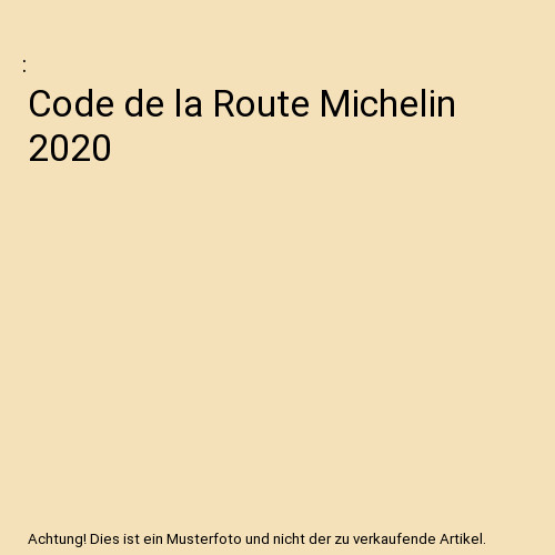 Code route michelin - la, 2020