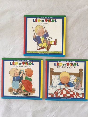 Lot livres léo - 3, popi