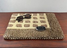 Moderne Main Touffeté Table Tapis Maison Décoration Géométrique Cuisine Marron