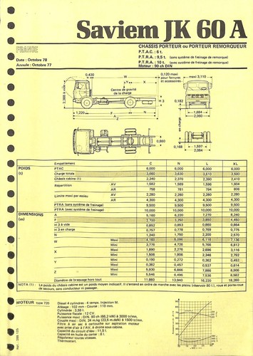 Saviem a chassis - a,