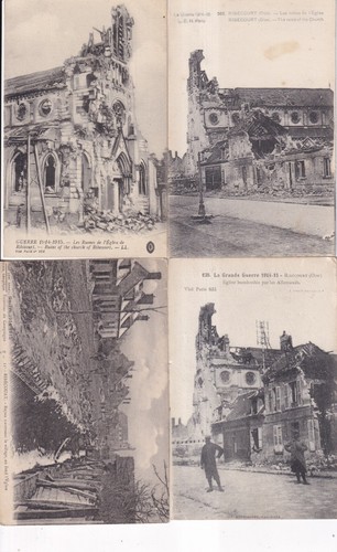 Lot old postcards - 4,