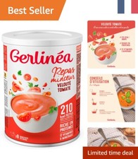 Soupe Tomate Basilic Gerlinéa - Substitut de Repas Riche en Protéines, 8 Repas