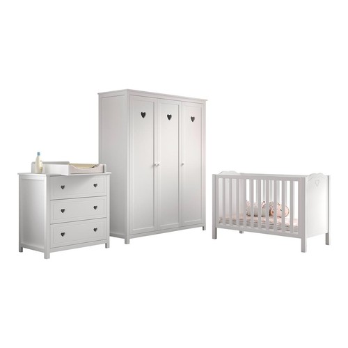 Pack lit bébé armoire - lit,