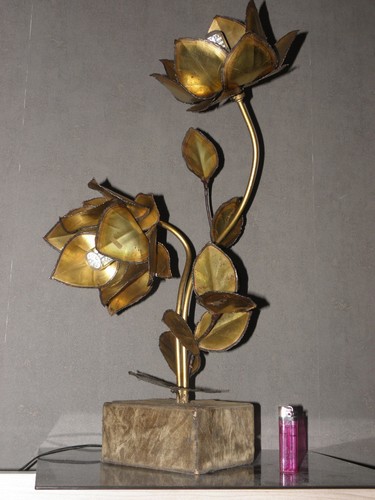 Lamp fleurs jansen circa - jansen, 1970