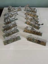 lot de 12 porte couteaux Benjamin Rabier Fable de la Fontaine