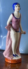Figurine Porcelaine Germany Art Deco La Baigneuse