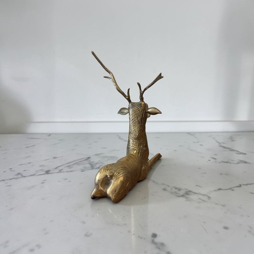 Statue cerf bronze - de,